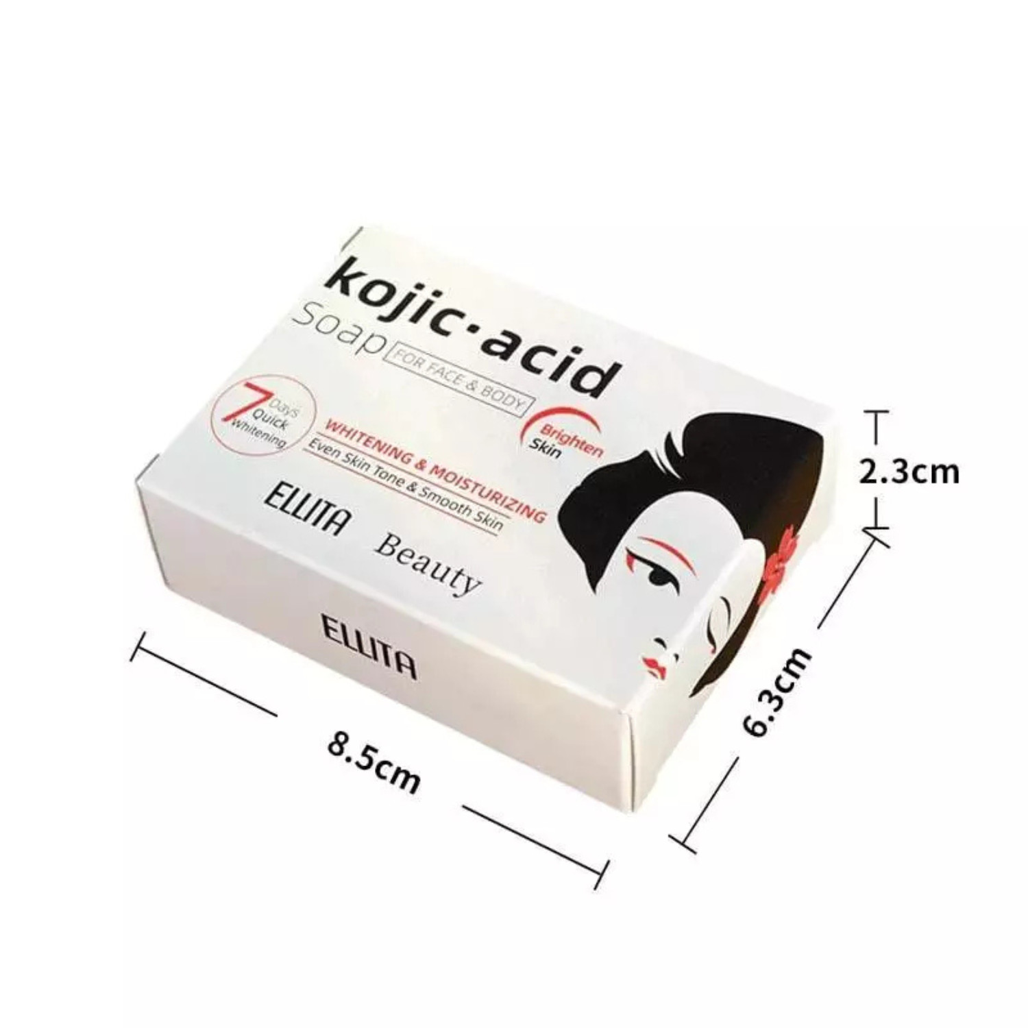 4 Bar x 65g Soap Kojic Acid Soap Skin Lightening Kojic Acid Original