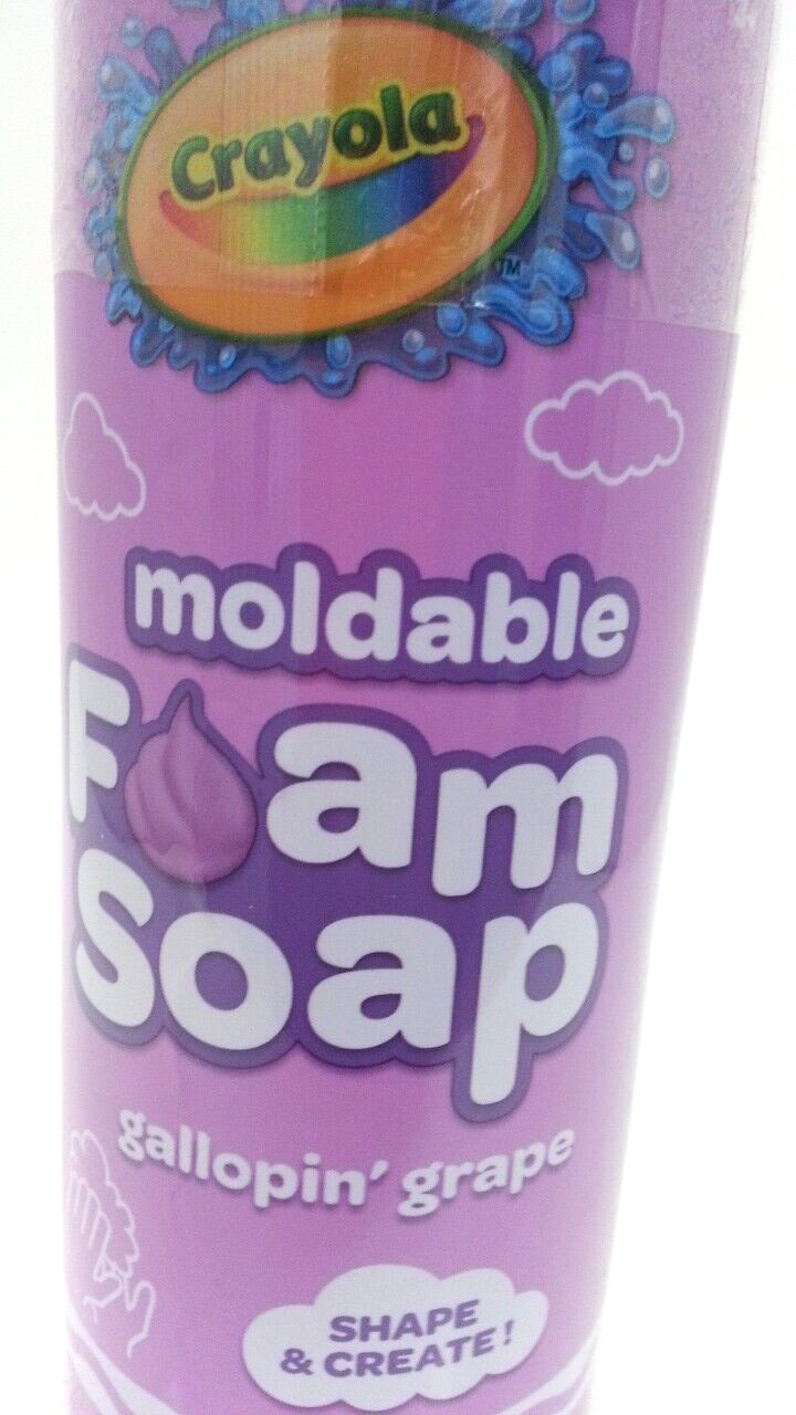 ( Lot 12 ) Crayola Shape & Create Gallopin’ Grape Moldable Foam Soap 14.4 oz
