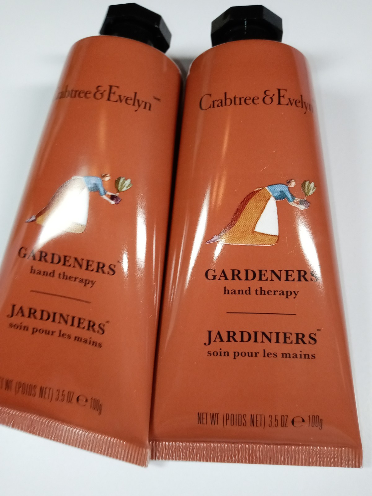 Crabtree & Evelyn Lot of 2 Gardeners Hand Therapy 2x100g/3.5oz NIB