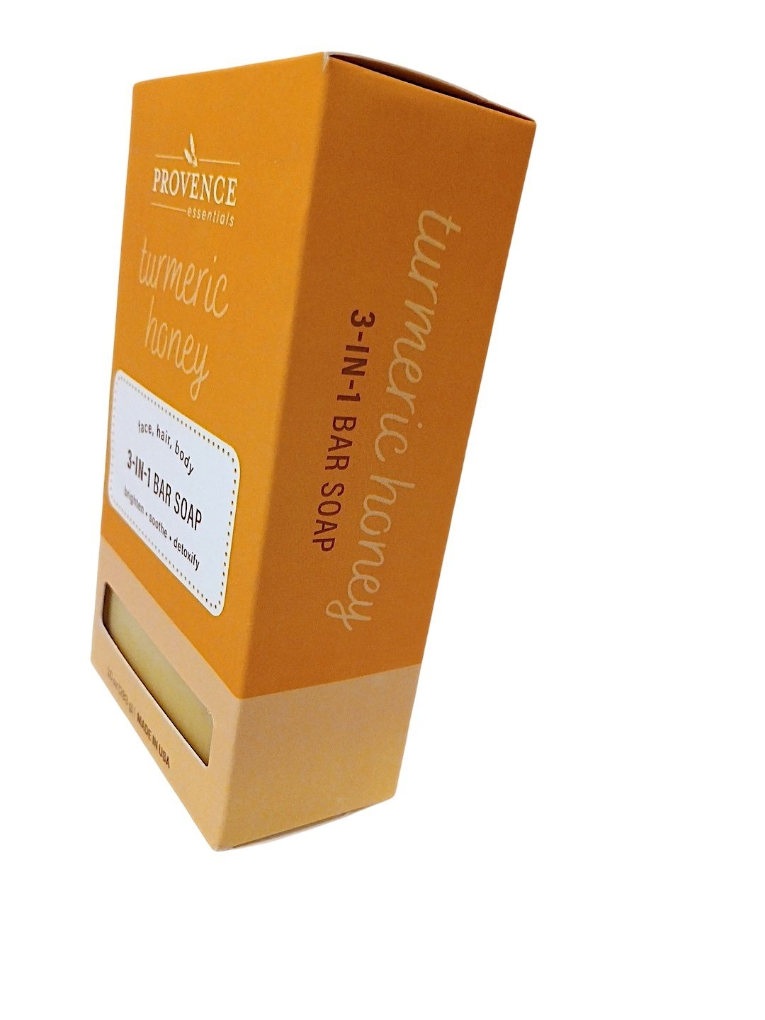 Provence Turmeric Honey Moisturize Bar Soap 10oz Body Face Hands Organic Detox