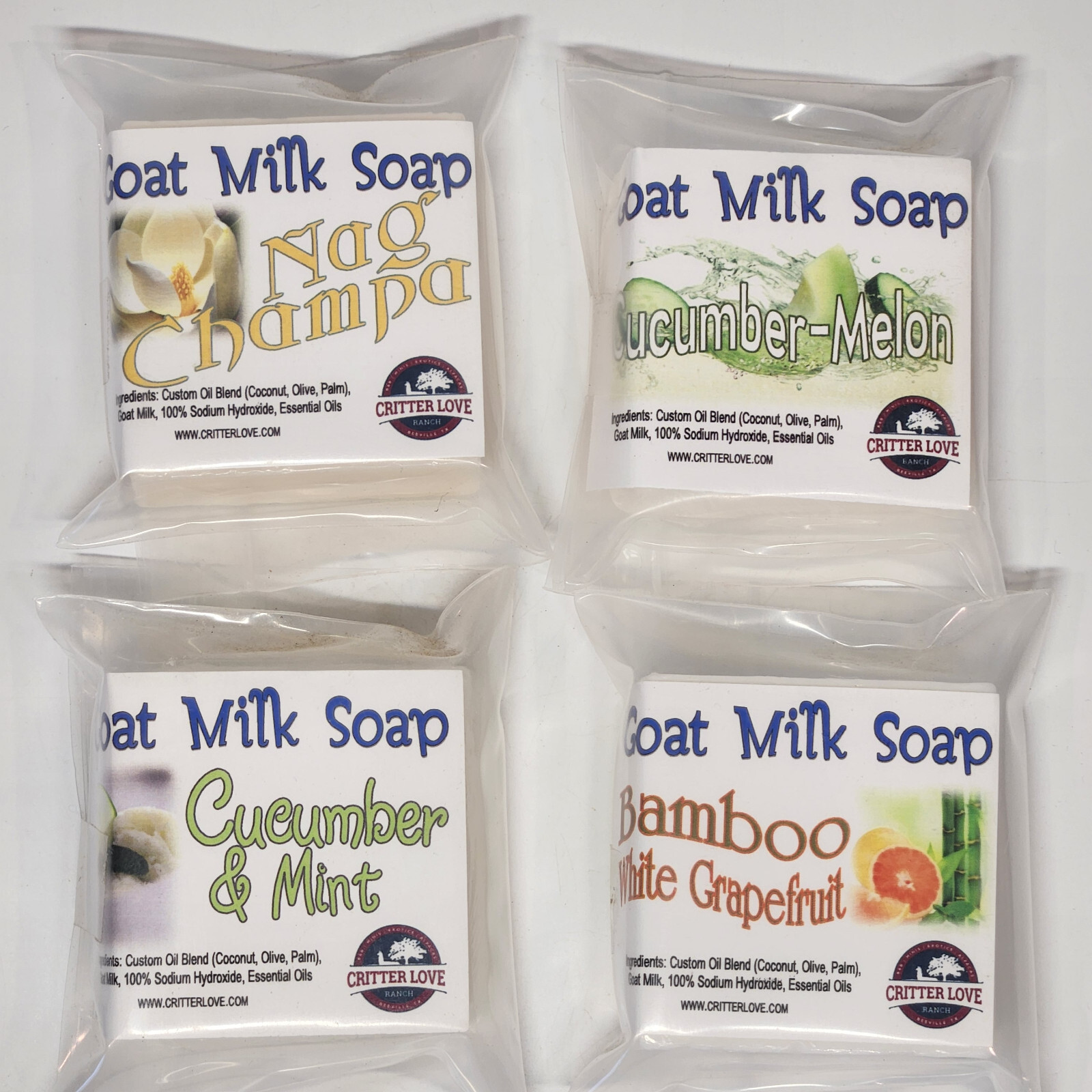 Pure Goat Milk Soap 4 oz Bar Rich Lather Clean Rinse You Choose Scent