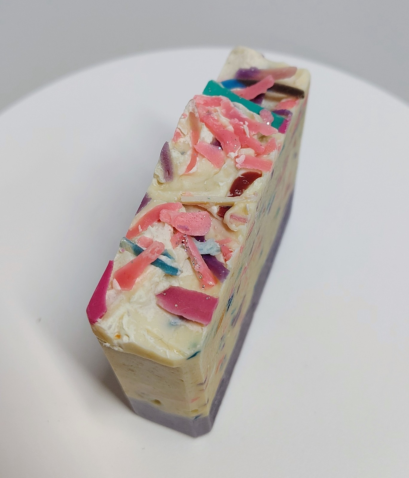 Handmade Goat Milk Soap Bar Sweet Pea Pink Confetti Natural Skin Care Sunhi New