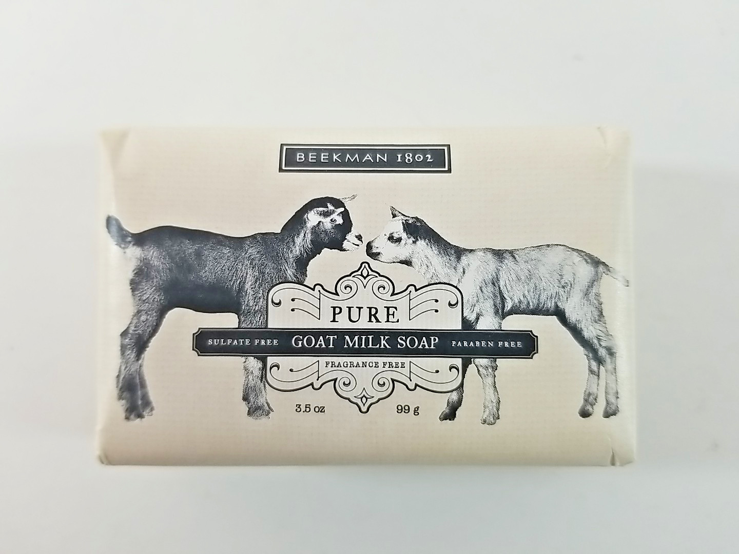 Beekman 1802 Pure Goat Milk Bar Soap 3.5 oz Fragrance Free NEW
