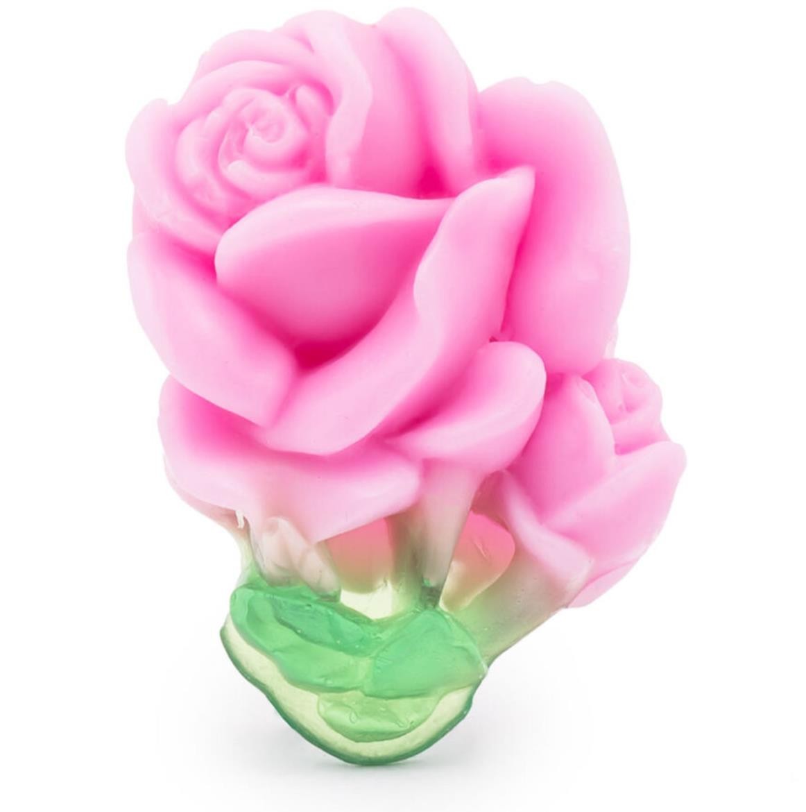 3 x ROSE OF BULGARIA Glycerin Soaps with natural rose water