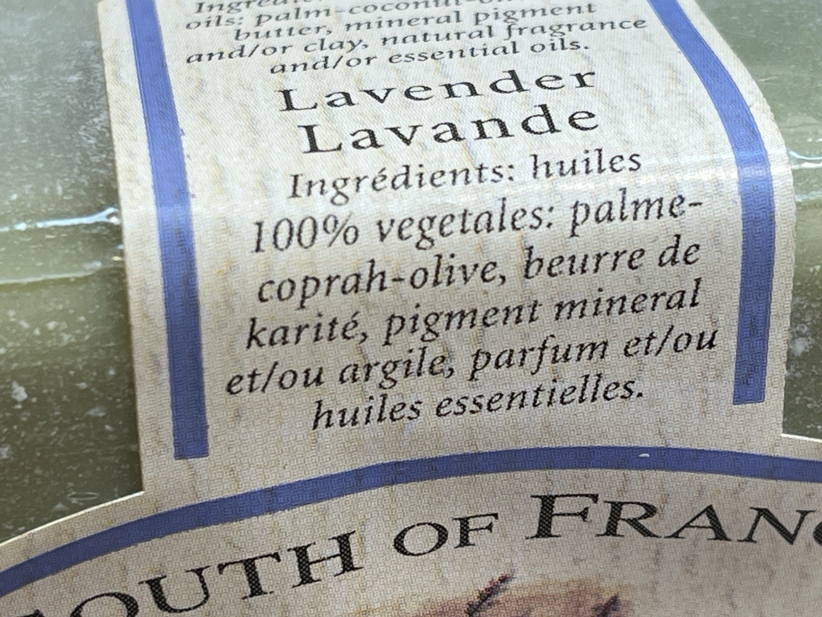2 NEW South of France LAVENDER Bath Sized Soap Bars “French Milled” 8.8oz Sealed