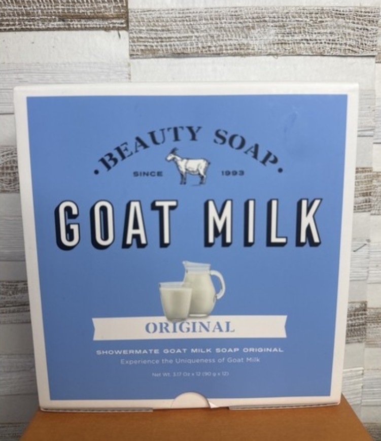 Beauty Soap Goat Milk Soap Original 12Pk 3.17 Oz each Moisturizing Natural Bar