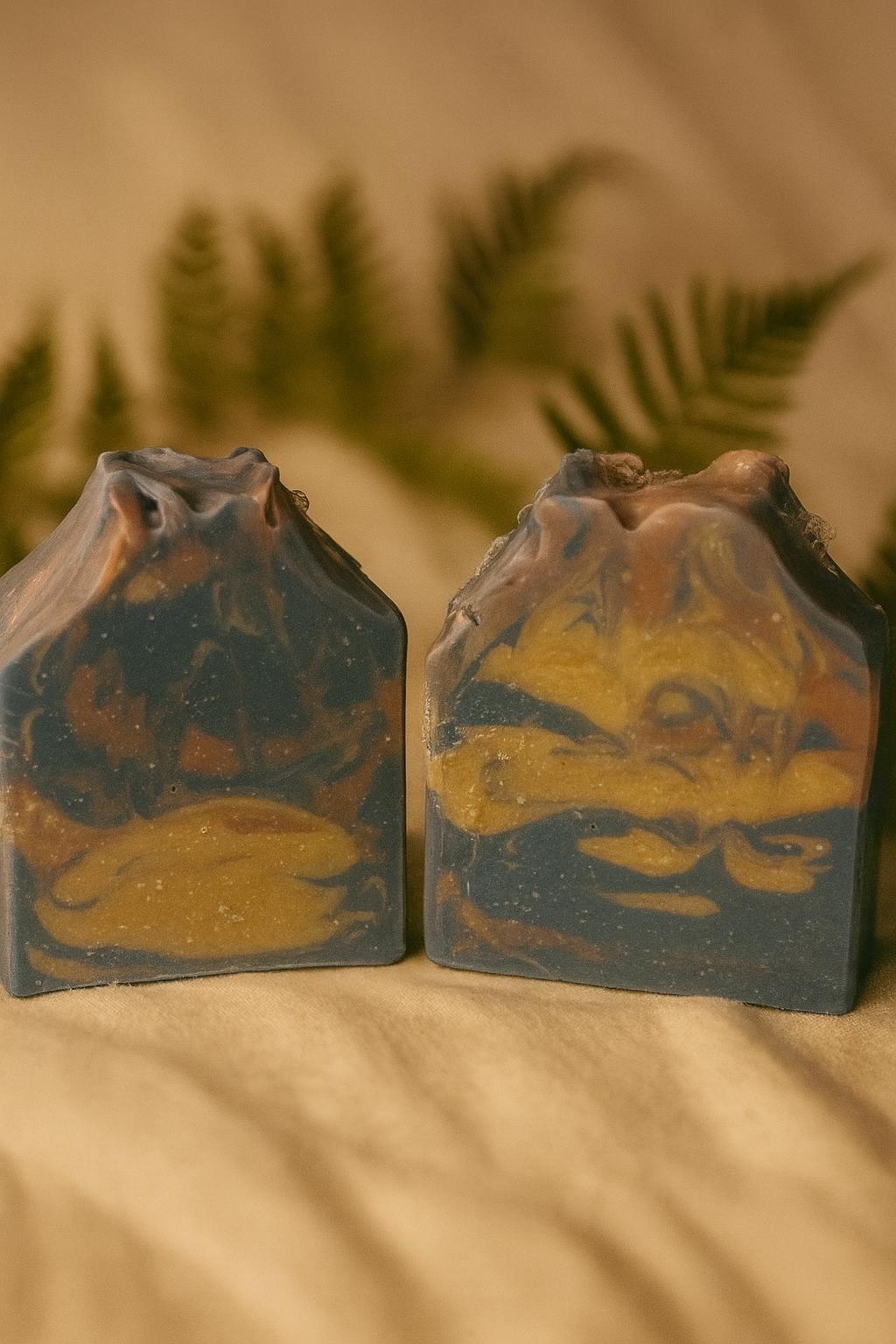 Golden Goat Milk- Handcrafted with distilled water, olive oil, palm oil, kokum