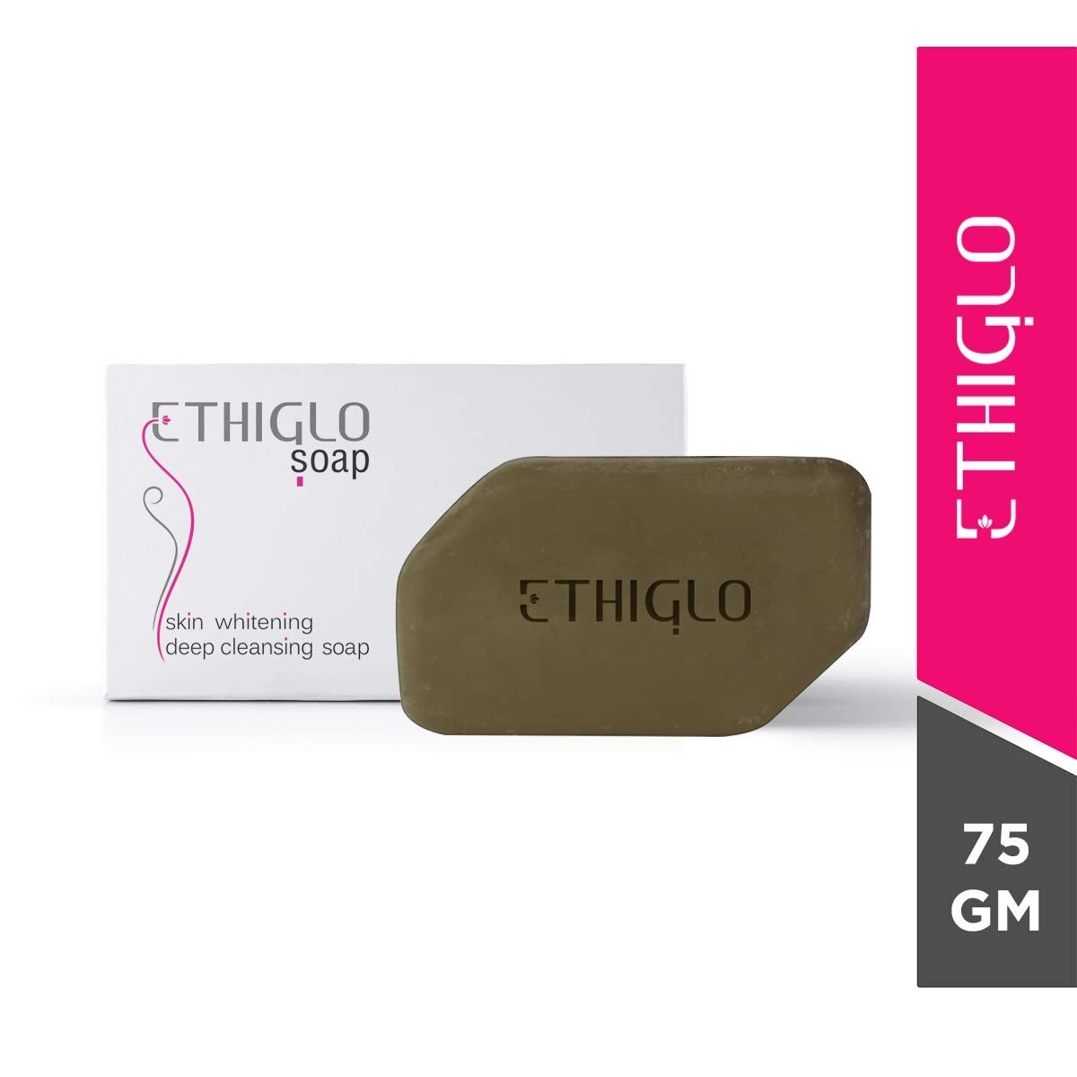 2X Ethiglo Soap Glowing Skin for acne spots and dull complexion 75gm
