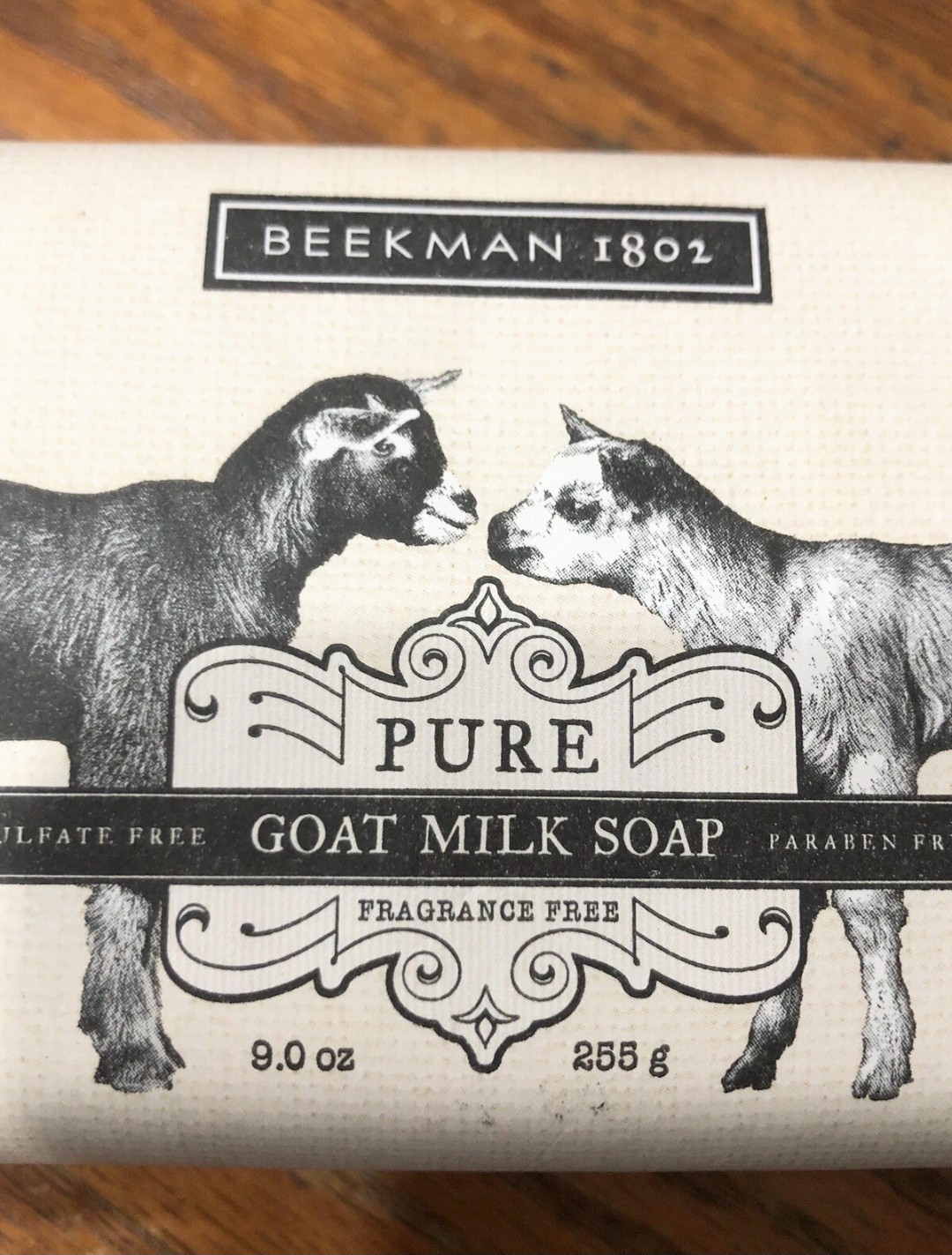BEEKMAN 1802 Pure Goat Milk 9 oz Bar Soap Fragrance Free NEW SEALED