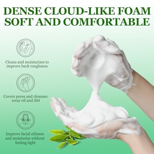 3PCS Tea Tree Oil Soap Bars – Purifying Body & Face Cleanser, Plant-Based, Gentl