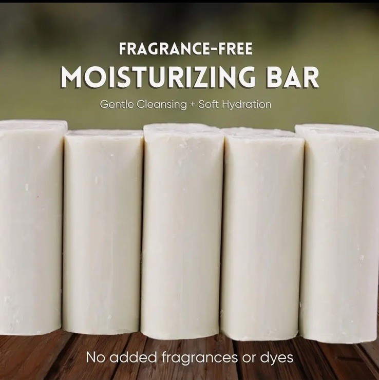 Amish Farms NatureClean Fragrance-Free Moisturizing Bar Soap Coconut Shea