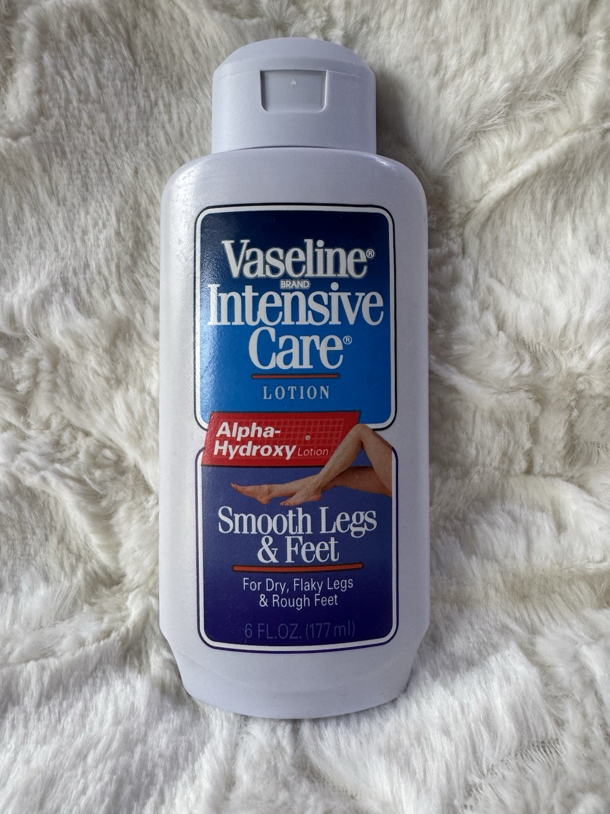 Vintage Vaseline Intensive Care Lotion Alpha Hydroxy Smooth Legs & Feet 6 Oz