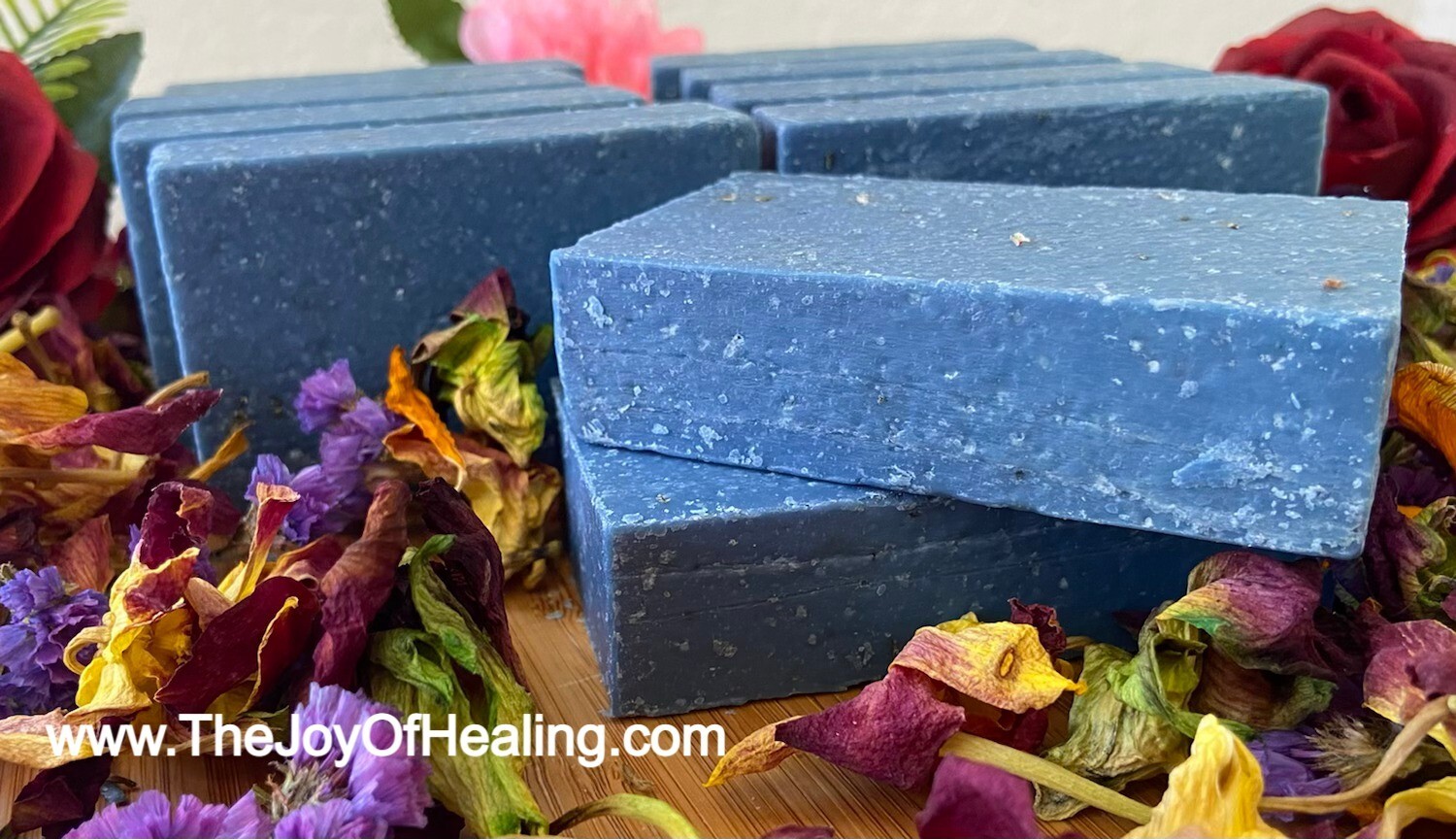 Blueberry Scrub Shea Butter Natural Handmade Cold Process Bar Soap