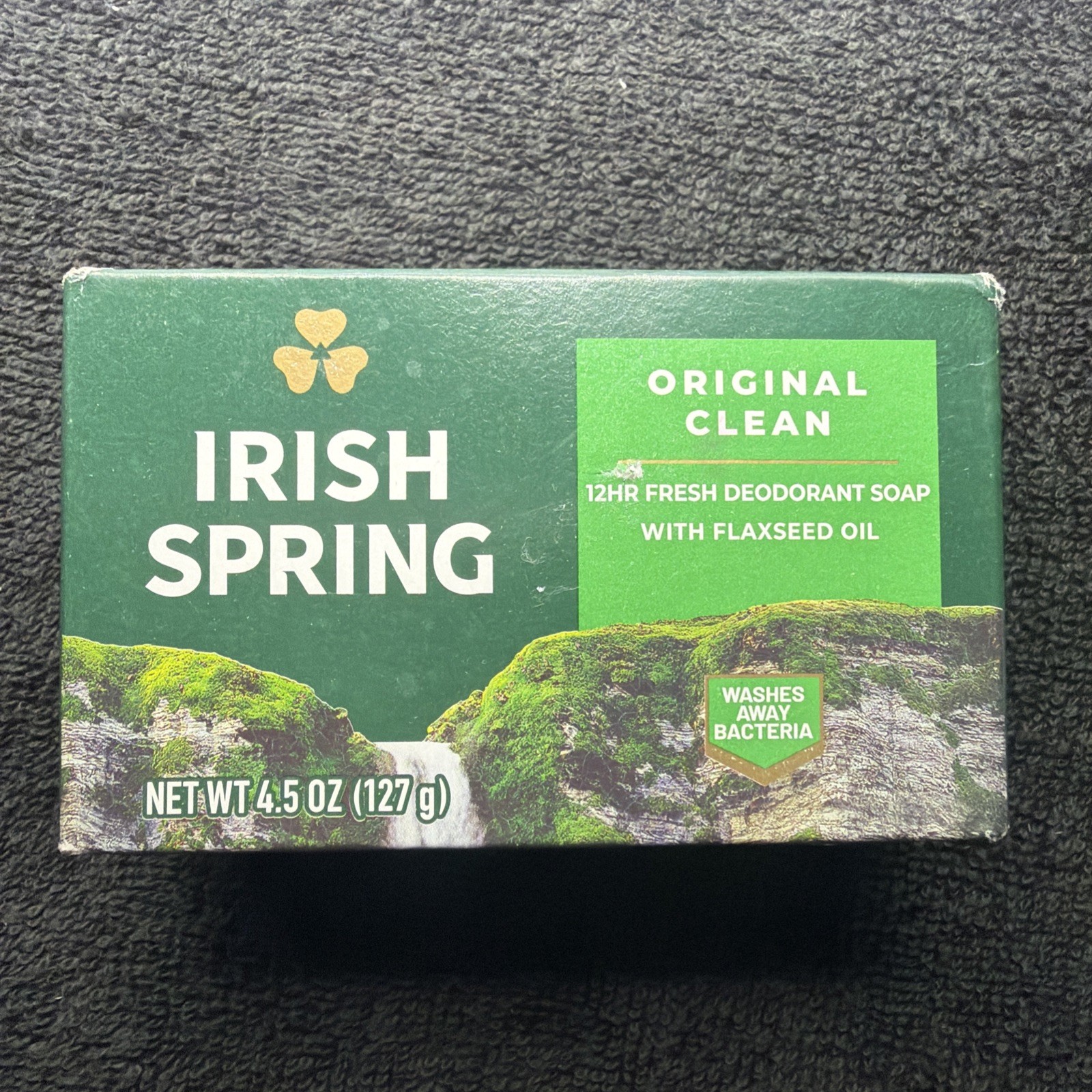 Irish Spring Deodorant Bar Soap Original Clean 4.5 oz