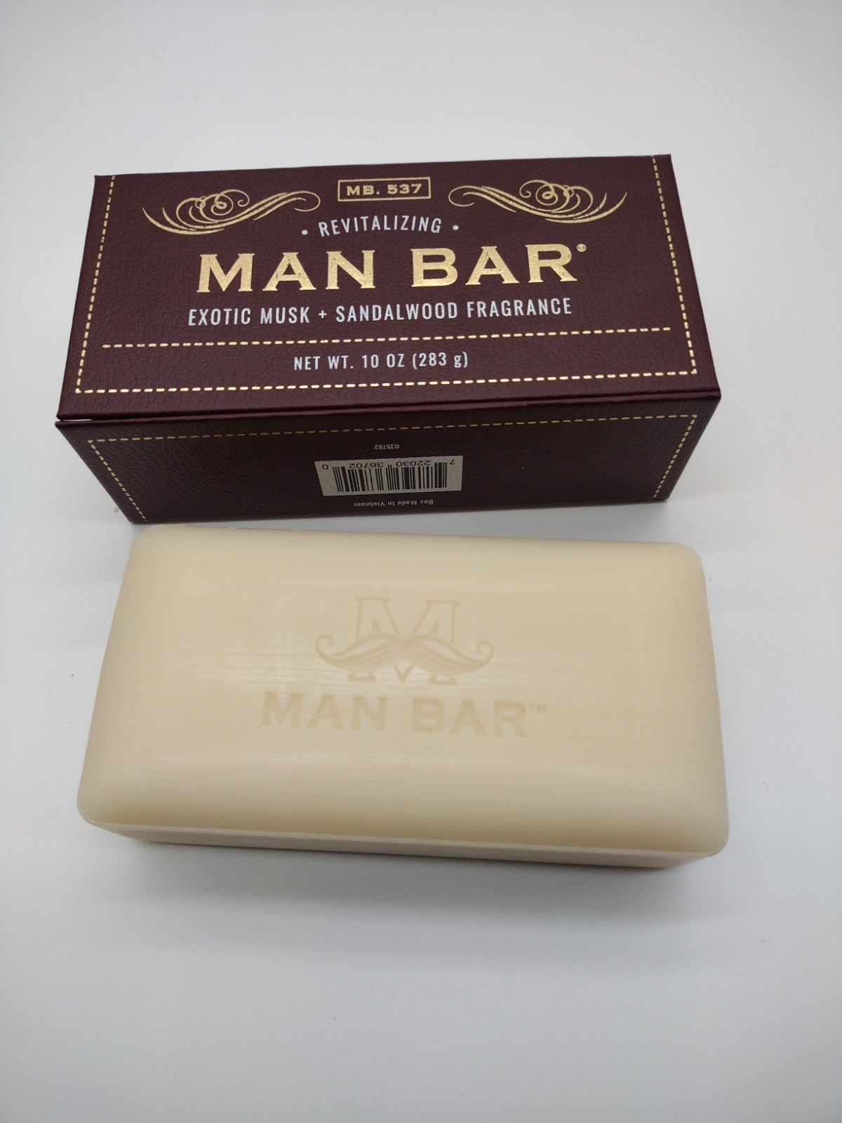 San Francisco Soap Co Man Bar Exotic Musk Sandalwood 10oz Revitalizing MB537
