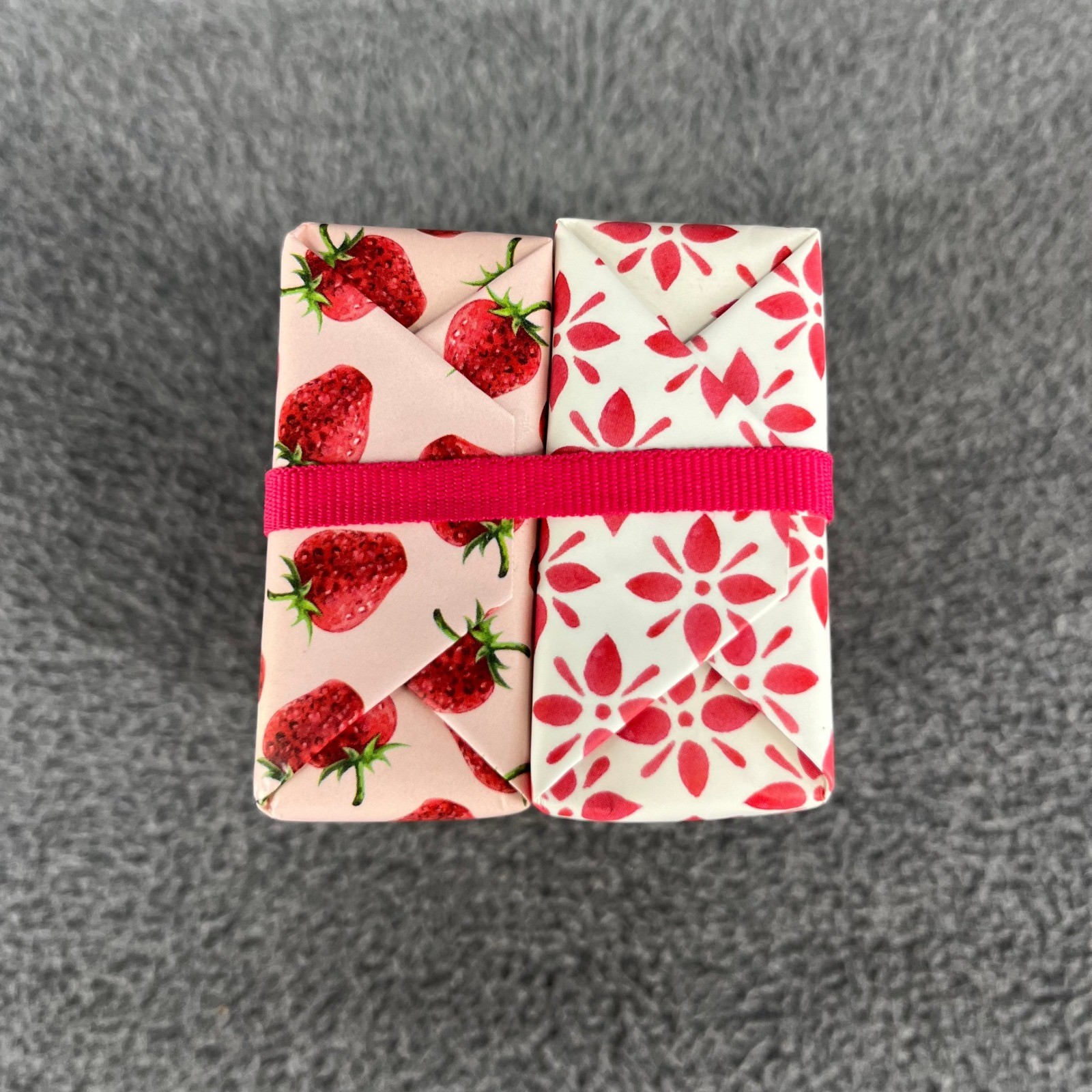 Castelbel Wild Strawberry Soap Bar 2-Pack 7 oz Portugal Pink Fruit Floral Gift