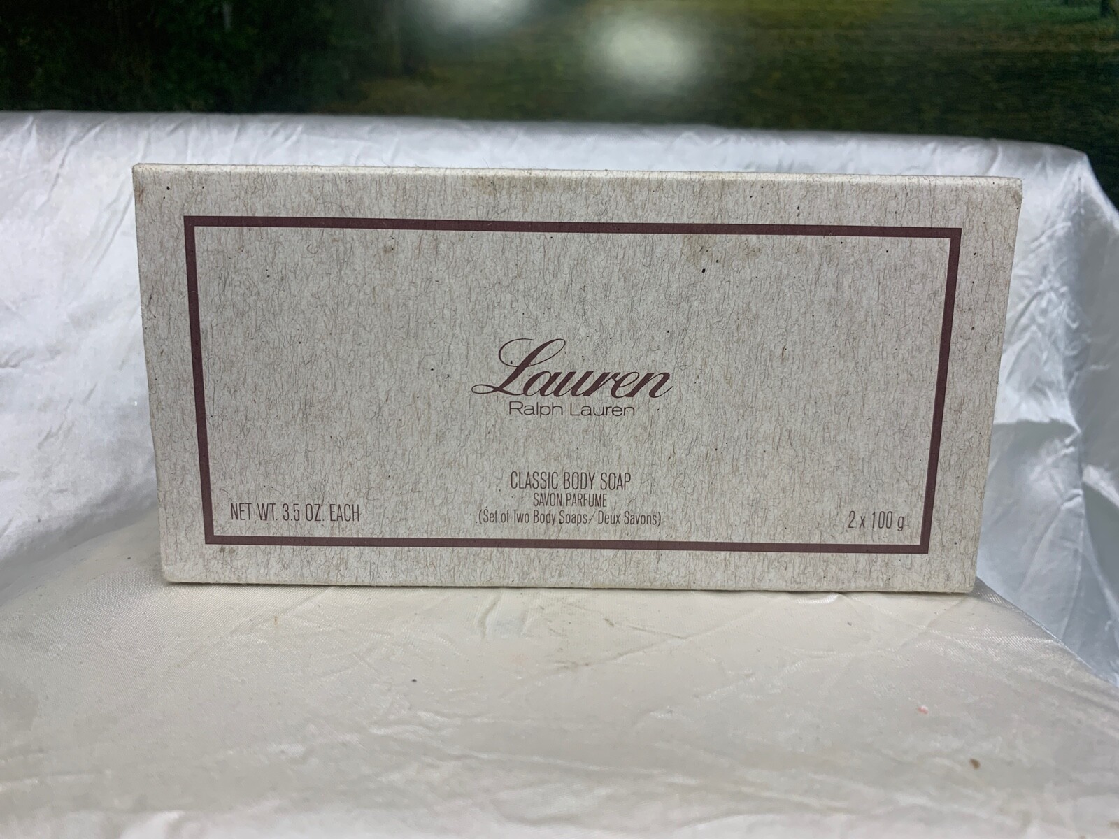 Lauren by Ralph Lauren 2 x 100g Classic Body Soap (new with box)