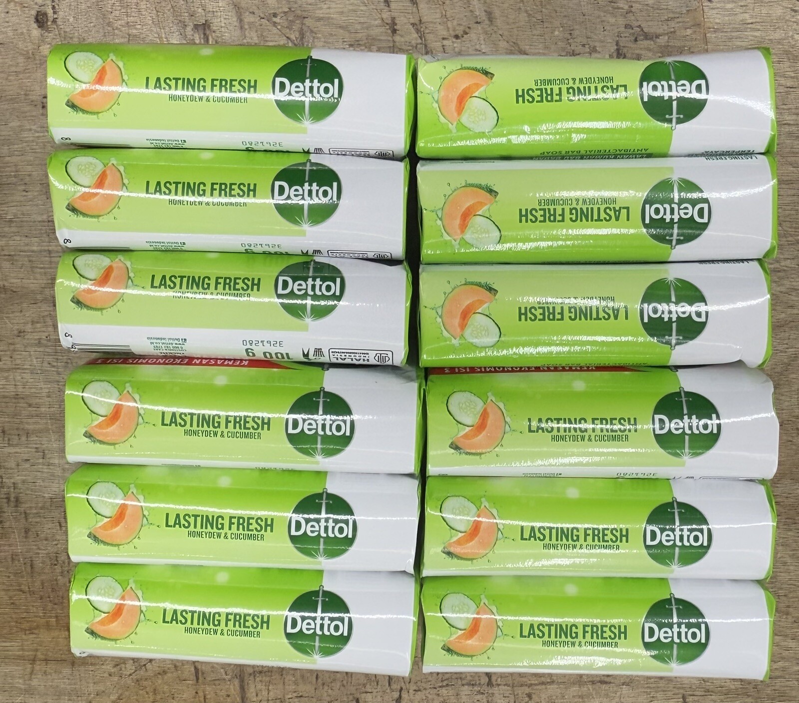 12pc Dettol Fresh Bar Soap, 100 gm Free Shipping