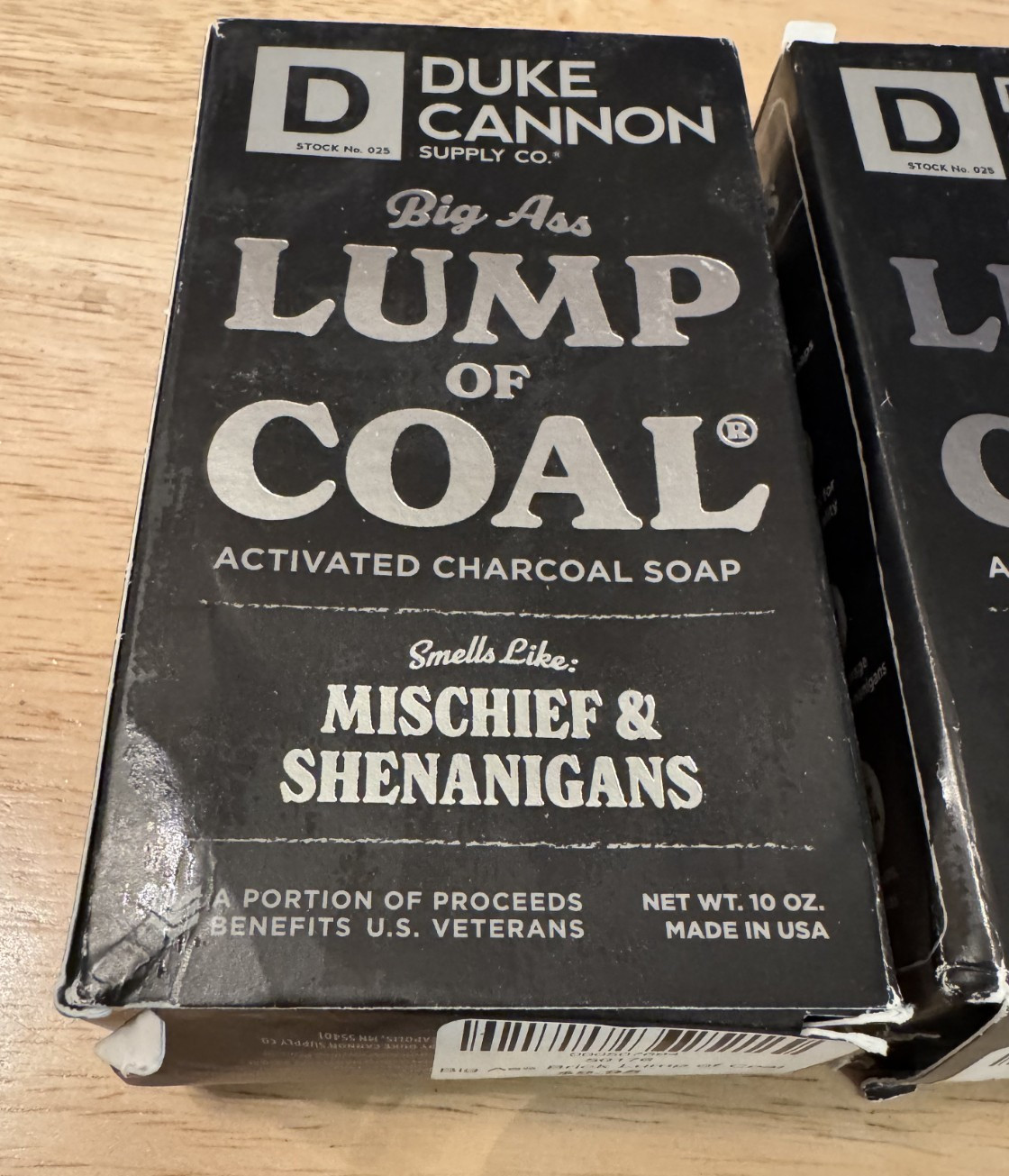 3 NEW BARS Duke Cannon Supply Lump of Coal Big Ass Brick Bar Charcoal Soap 10 oz