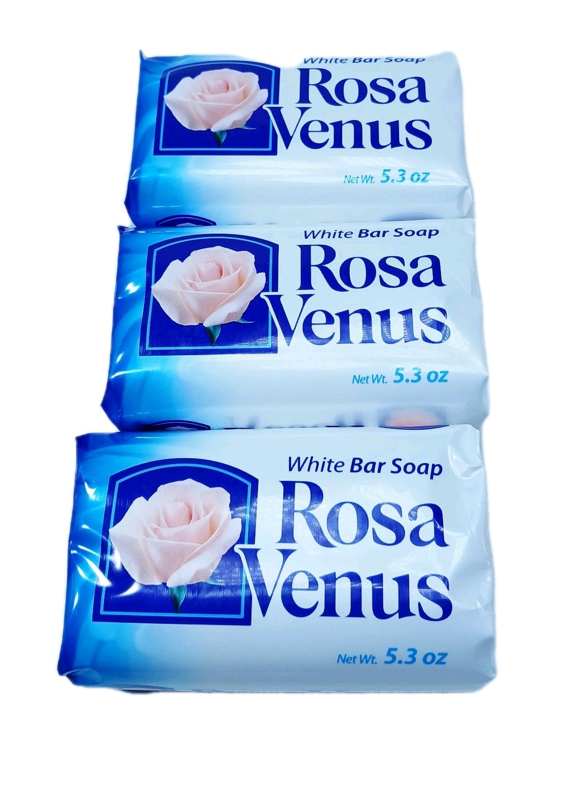 15 Rosa Venus White Bar Soap 5.3 oz – Classic Gentle Scented Bars Free Shipping