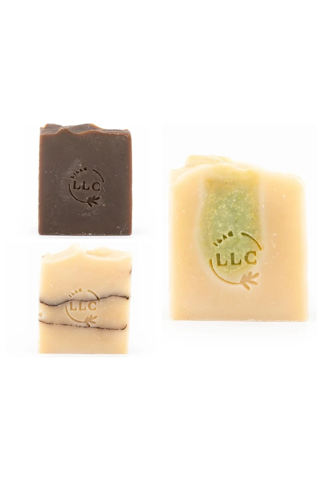 LLC | Natural Vegan Soap Set | Handmade | Tar & Shea & Aloe Vera 100 gr /3,52 oz