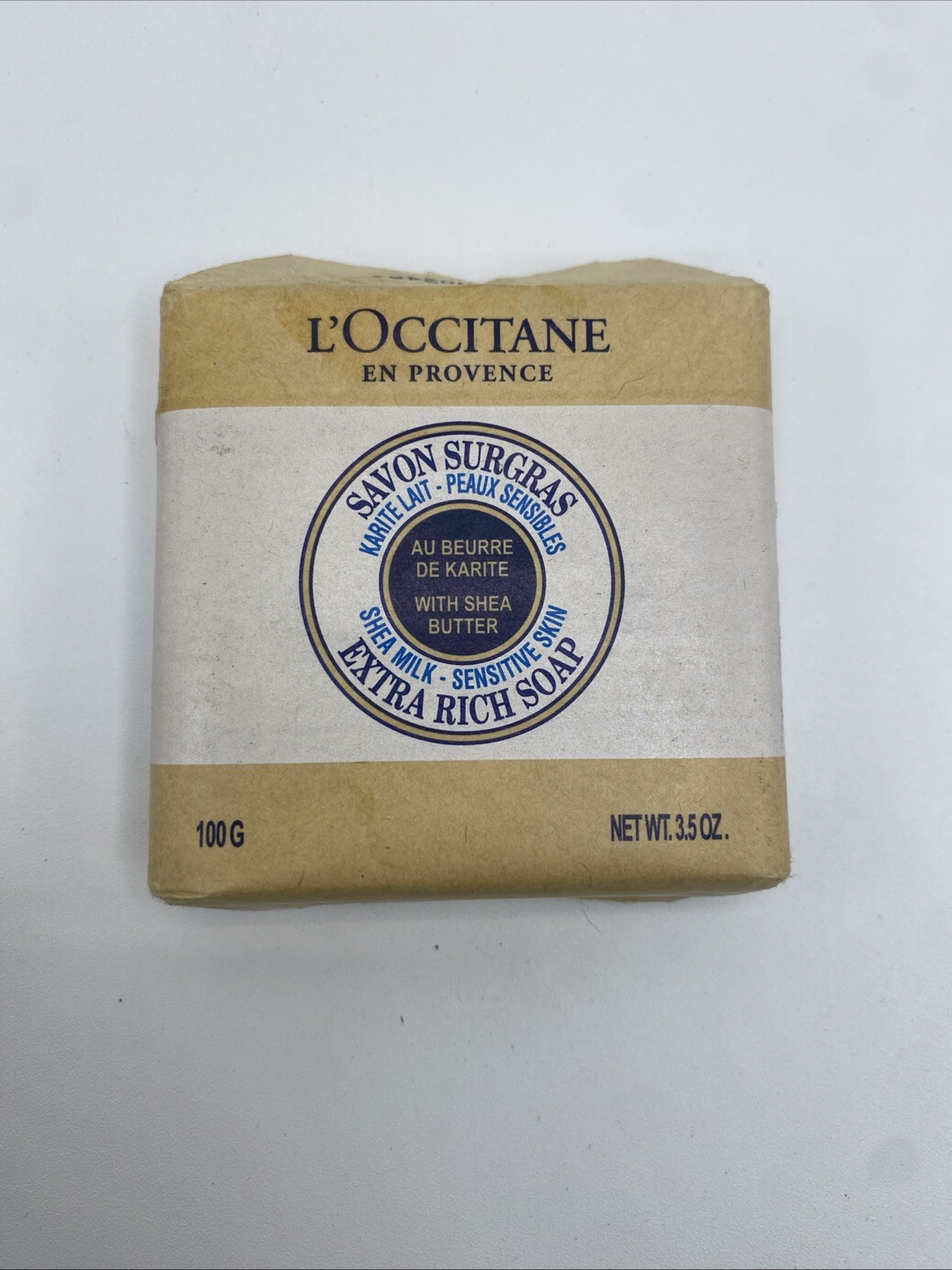 L’Occitane En Provence Shea Milk Extra Gentle Soap w/ Shea Butter 100 g / 3.5 oz