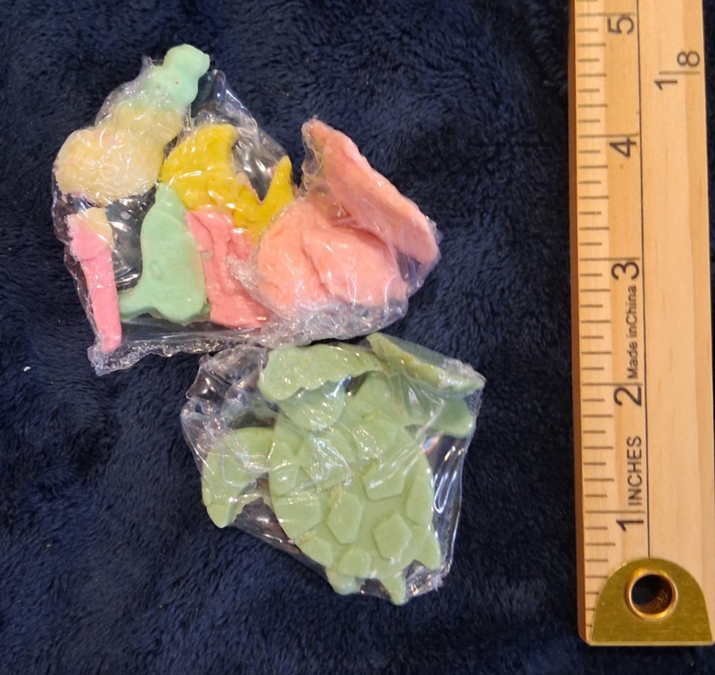 Lot of Ocean Sea Life Goats Milk Soap Molded Shells Seahorse Shrink Wrapped
