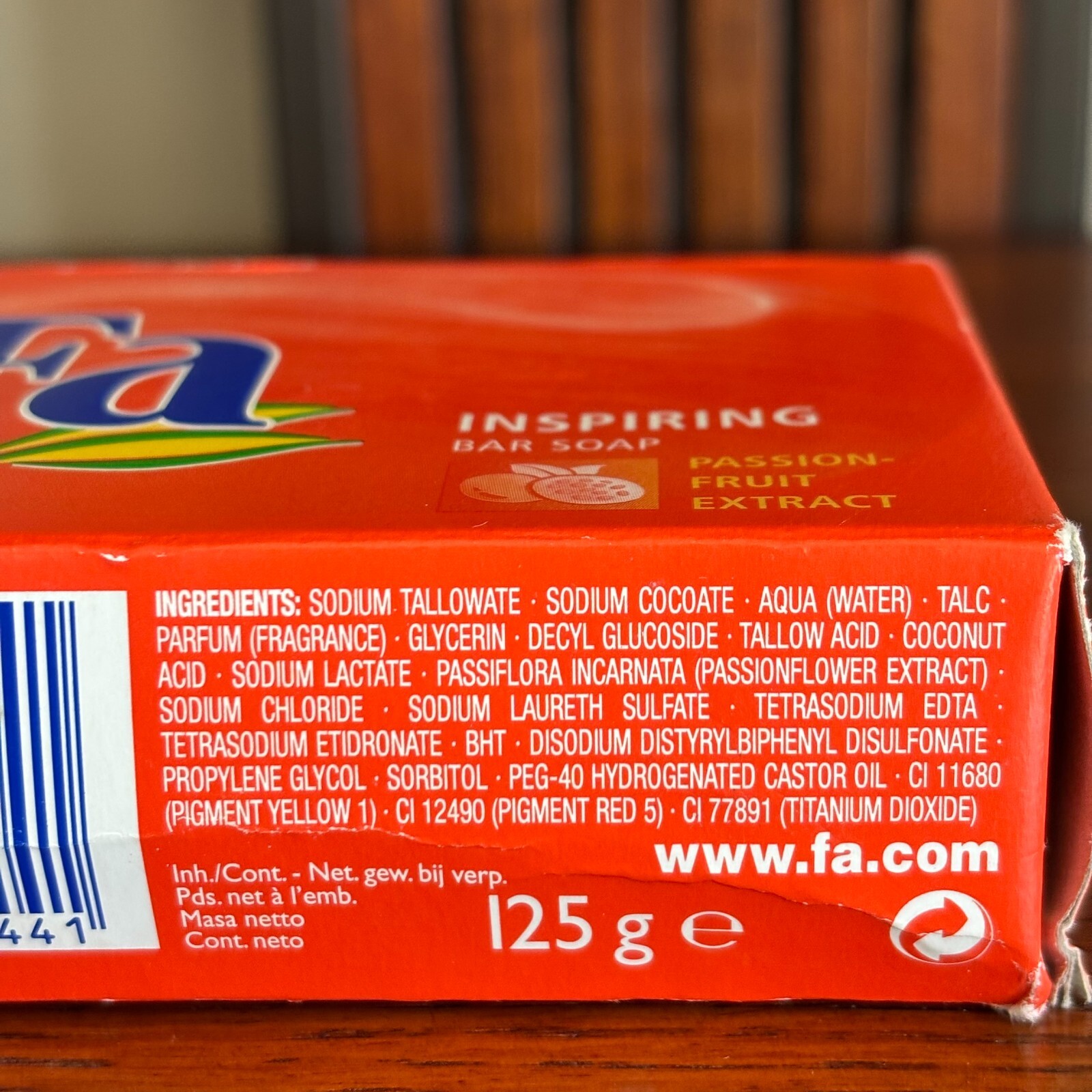 FA Inspiring Bar Soap Passion Fruit Wild Freshness 125g Germany Schwarzkopf NIB