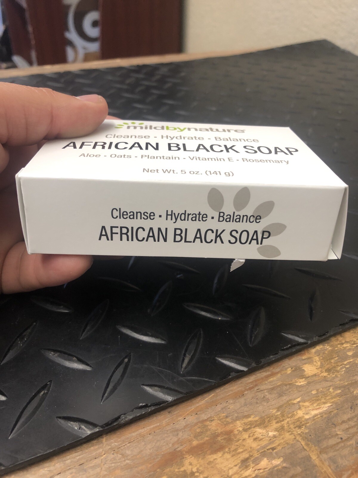 Mild By Nature African Black Soap Soothing Bar 5 oz (141 g) *FREE SHIPPING*