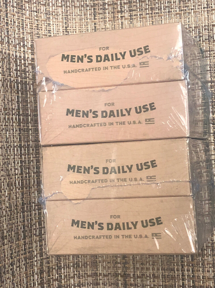 Dr. Squatch Bar Soap Pine Tar, Spearmint Basil – Two Scents LOT of 4 – 5oz Bars