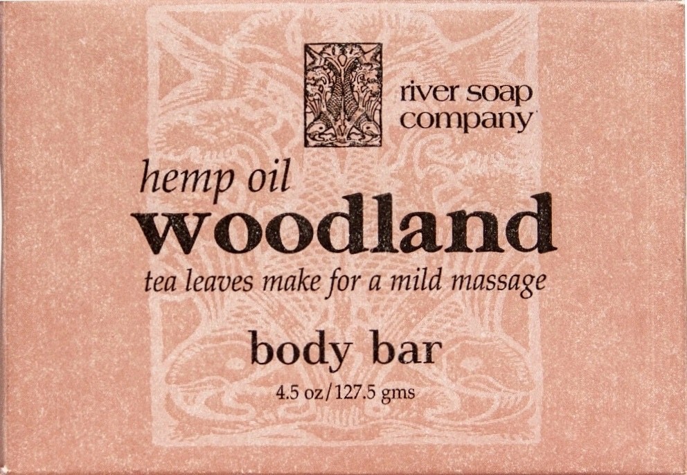 Hemp Oil Woodland Soap Bar 4.5 oz. (Bundle of 3) River Soap Company