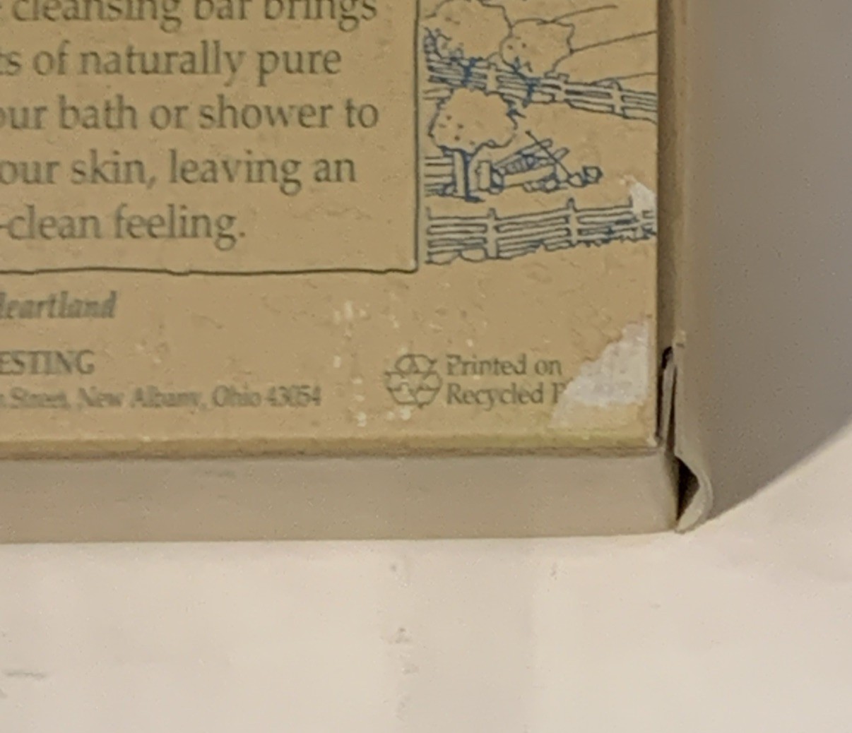 Vintage Bath & Body Works For Men Deodorant Soap Bar Cool Spring 5.25 oz NOS