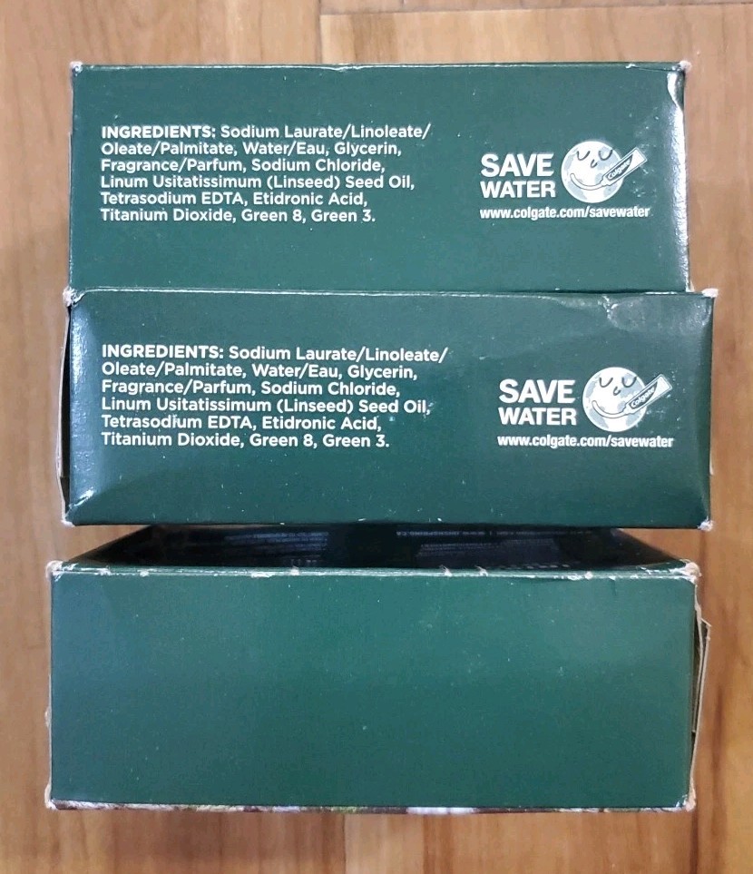 Irish Spring Deodorant Bar Soap Original Clean Flaxseed 3 Bars 4 oz And 3.7 oz