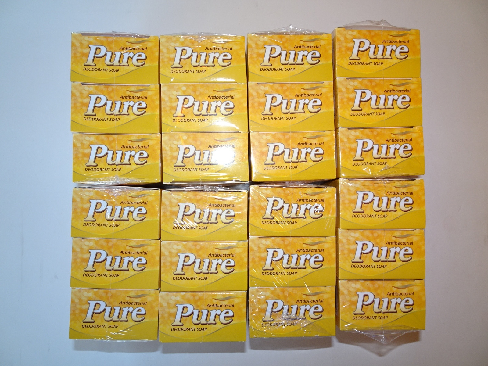 New Pure Antibacterial Deodorant Soap – 3.5 oz bar – 24 bars