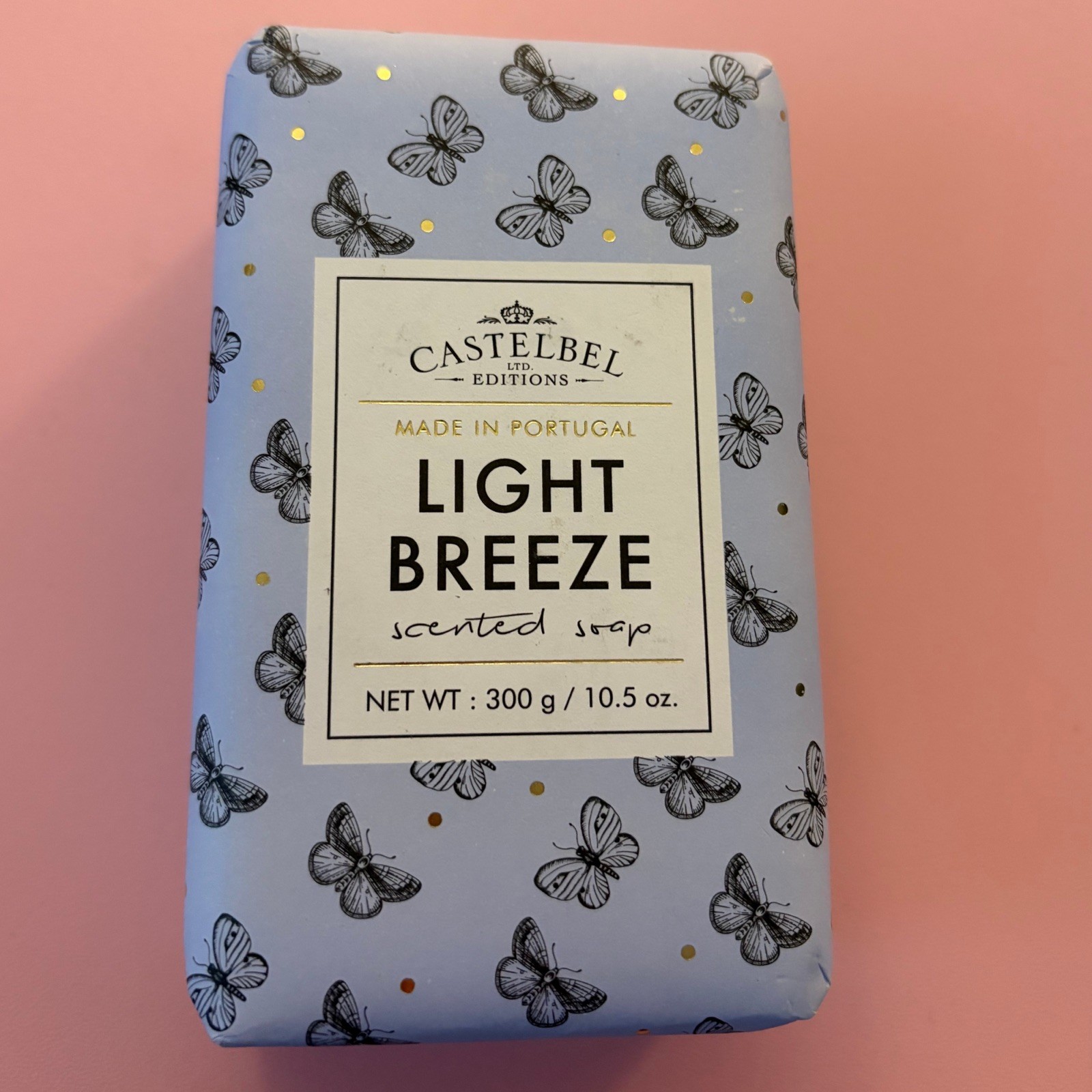 Castelbel Luxury Bath Bar Soap Light Breeze Scent 10.5oz Limited Edition