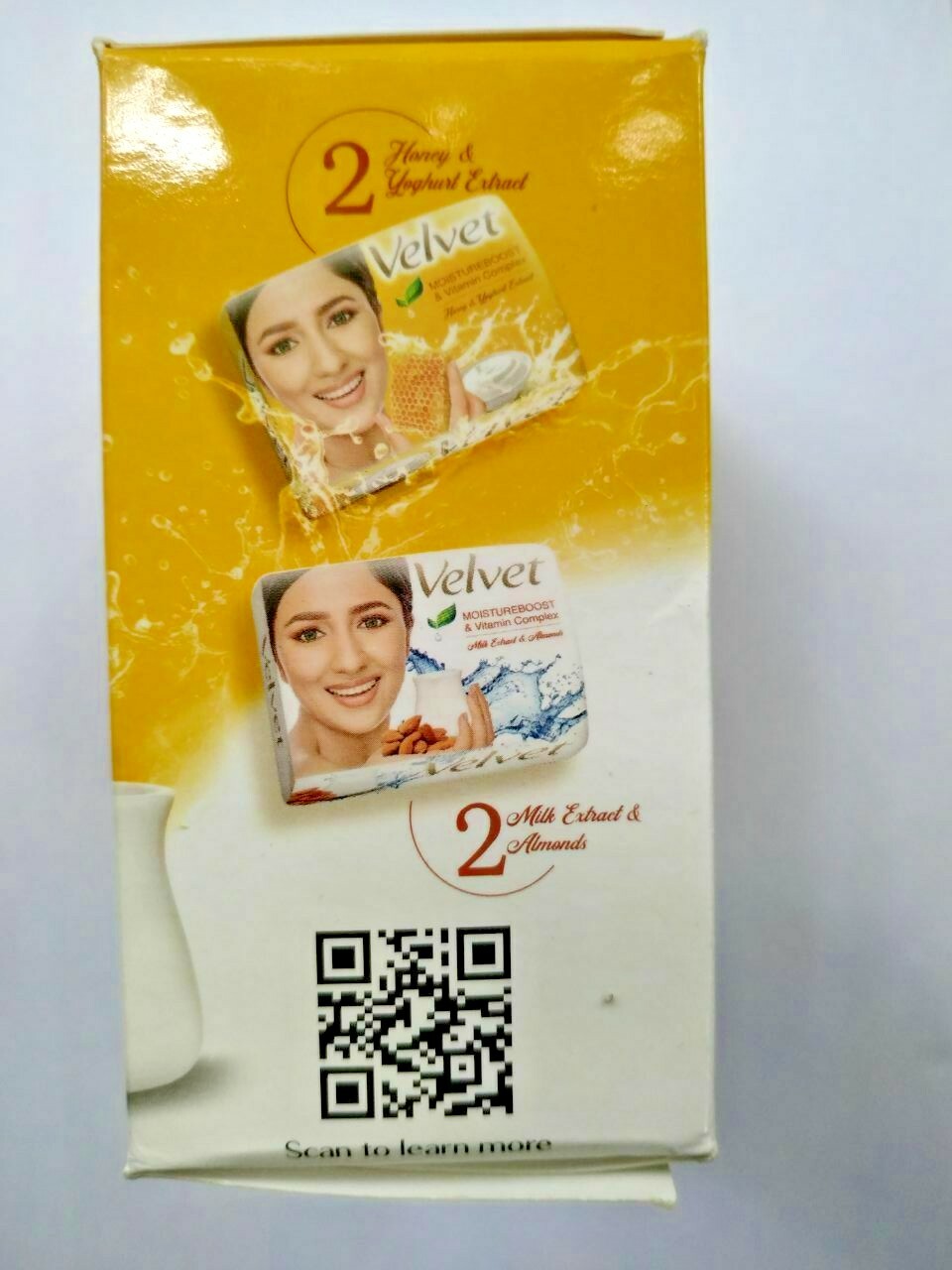 Velvet Herbal Soap Combo Eco Pack(4 in 1)380g Glowing & Radiant Skin Bathing Bar
