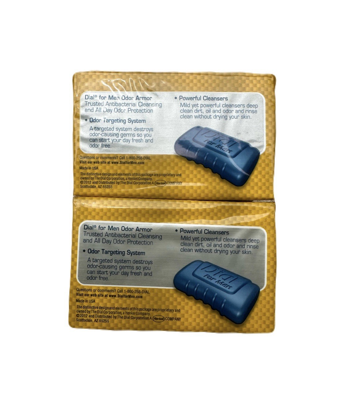 4 Bars Dial Men Odor Armor Soap 2.25 oz Sealed Discontinued