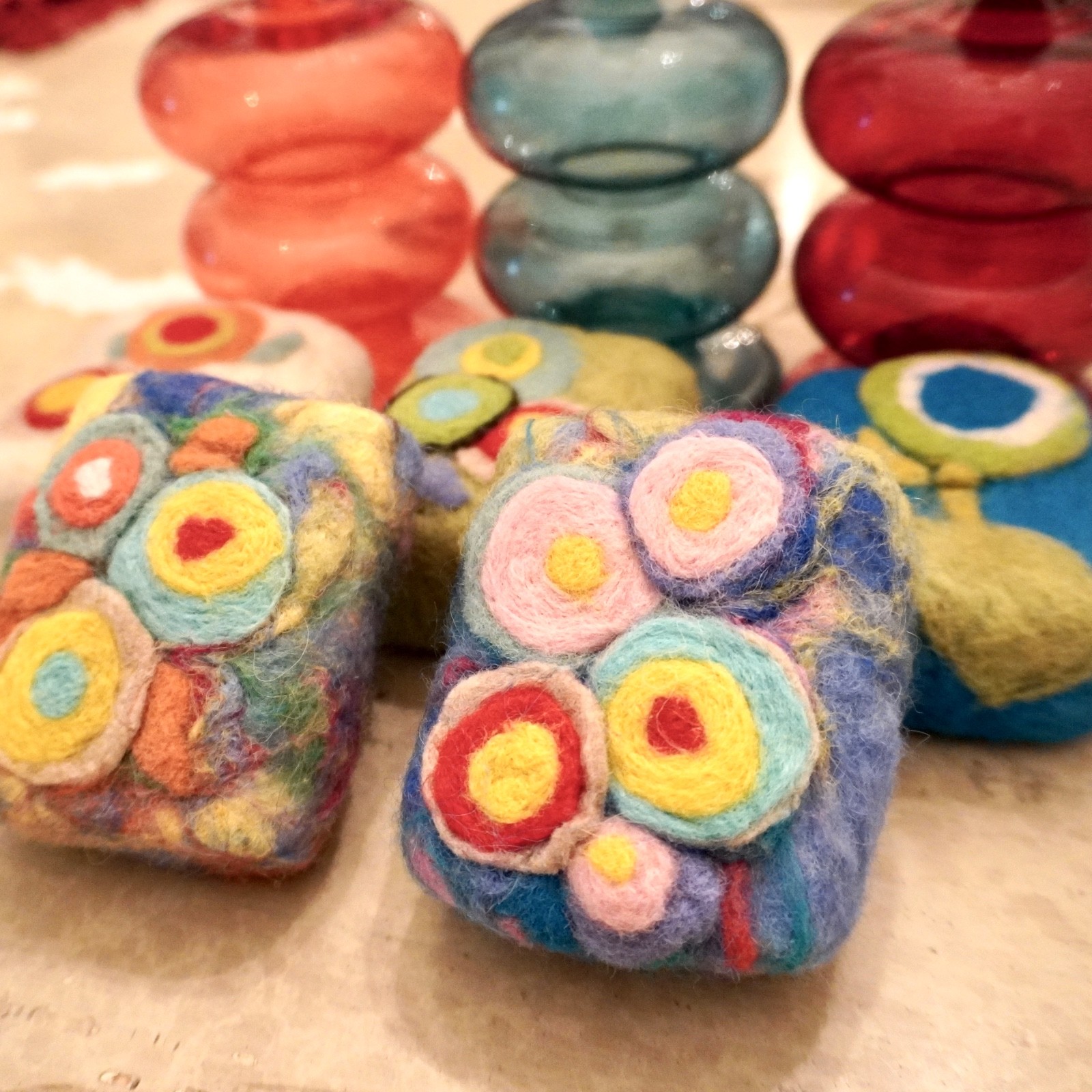 Artisan Felted Amish Farm Soap Wool from Iceland Natural Handmade Small Batch