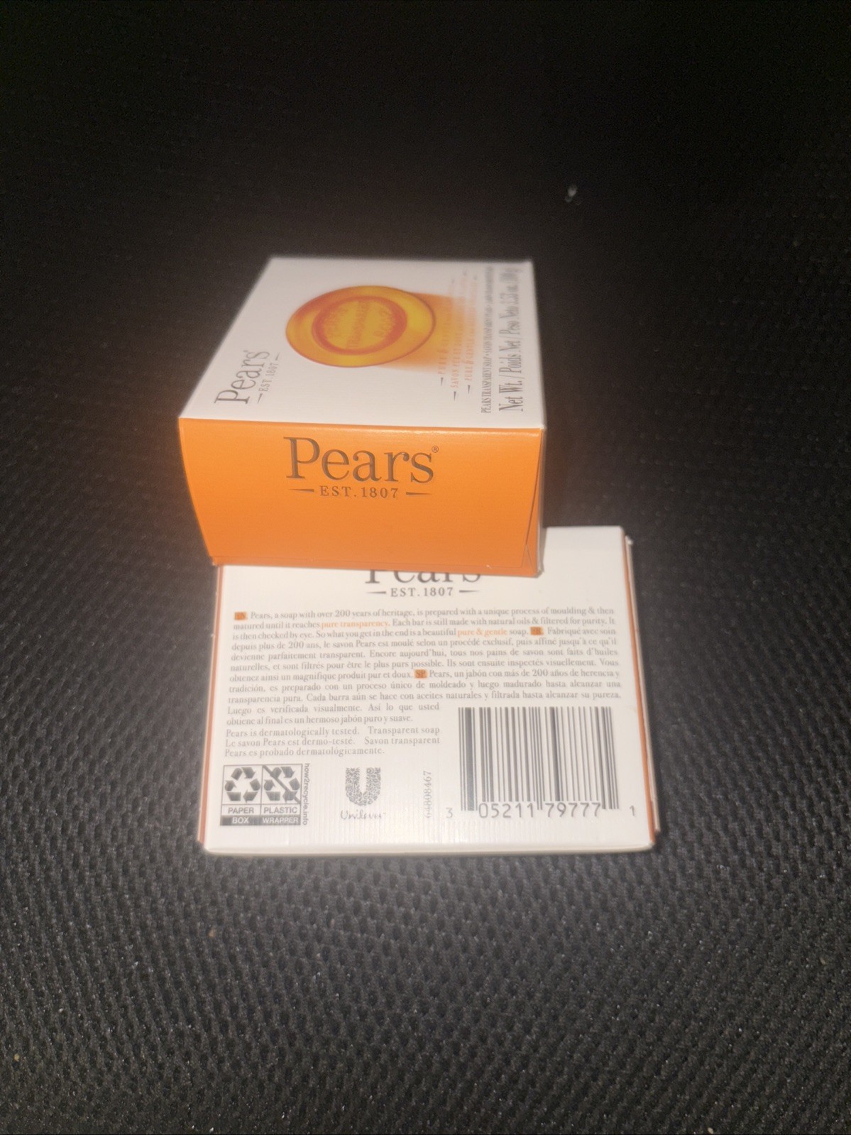 Pears Transparent Glycerin Soap 3.53 oz (2 Pack) Gentle Skin Cleanser Original