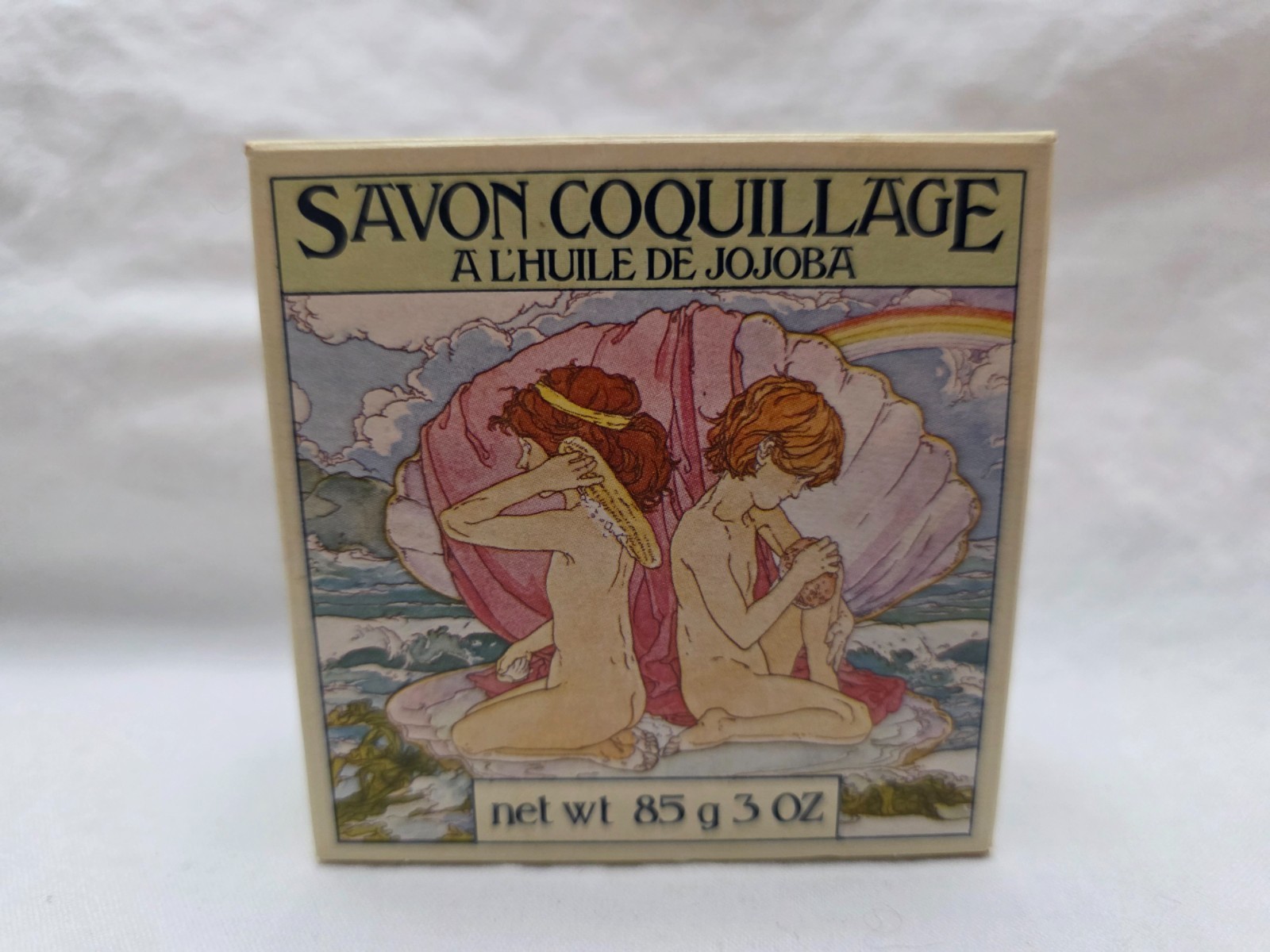 Vintage 1978 Crabtree & Evelyn Sea Shell Soap with Jojoba Oil 85 g / 3 oz