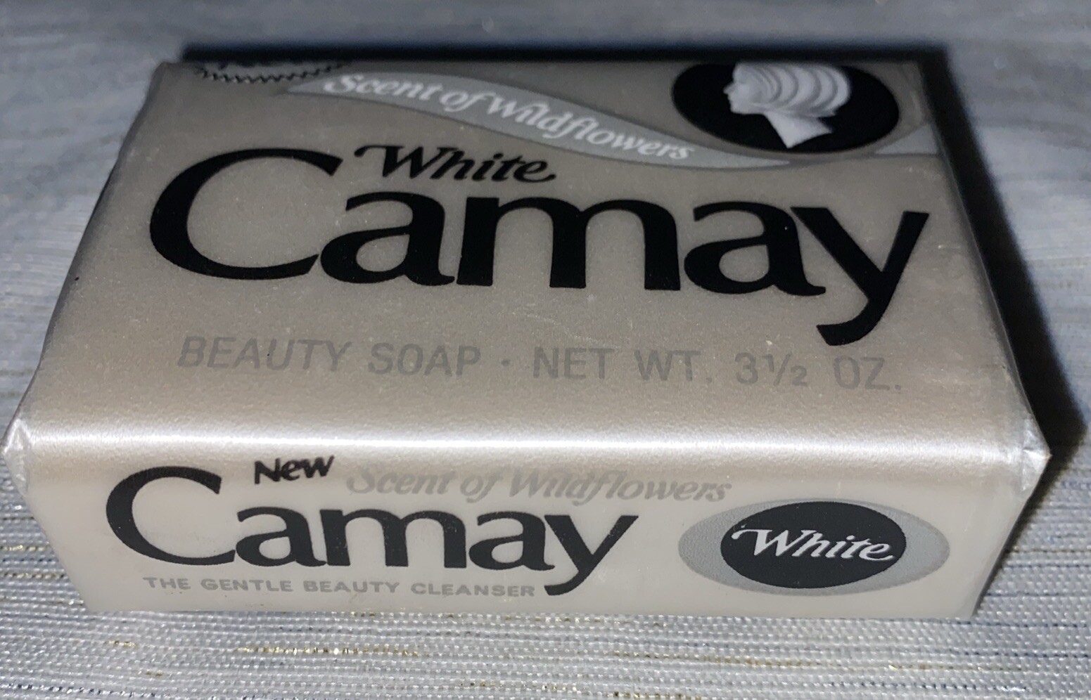 Vintage Camay SoapBar White Wildflowers 3.5 Oz New Old Stock