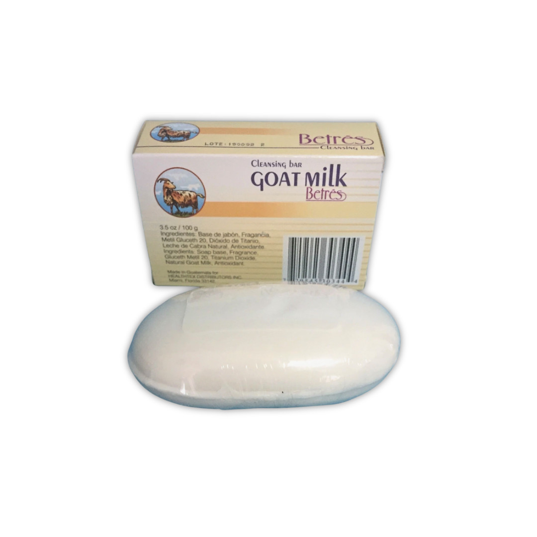 (2 Pack) Goat Milk Cleansing Bar Soap 3.5 oz. Jabón de Leche de Cabra
