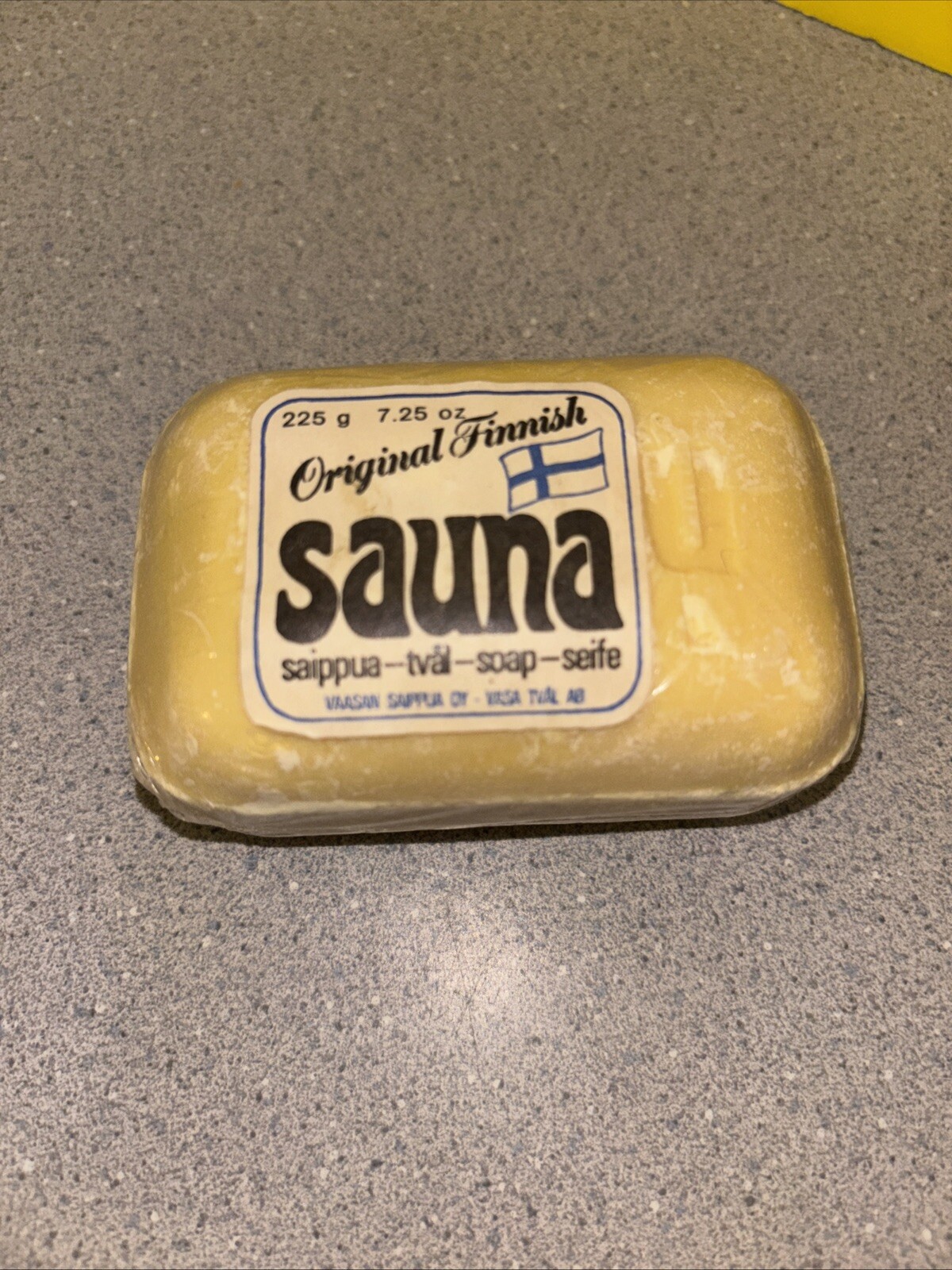Original Finnish Sauna Soap 7.25 Oz 225g NEW