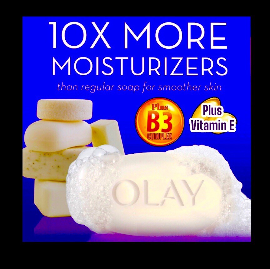 4 Bars OLAY age defying Beauty Bar Soap with vitamin E & B3 Complex