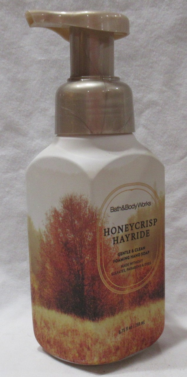 Bath & Body Works Gentle & Clean Foaming Hand Soap Set Lot 2 HONEYCRISP HAYRIDE