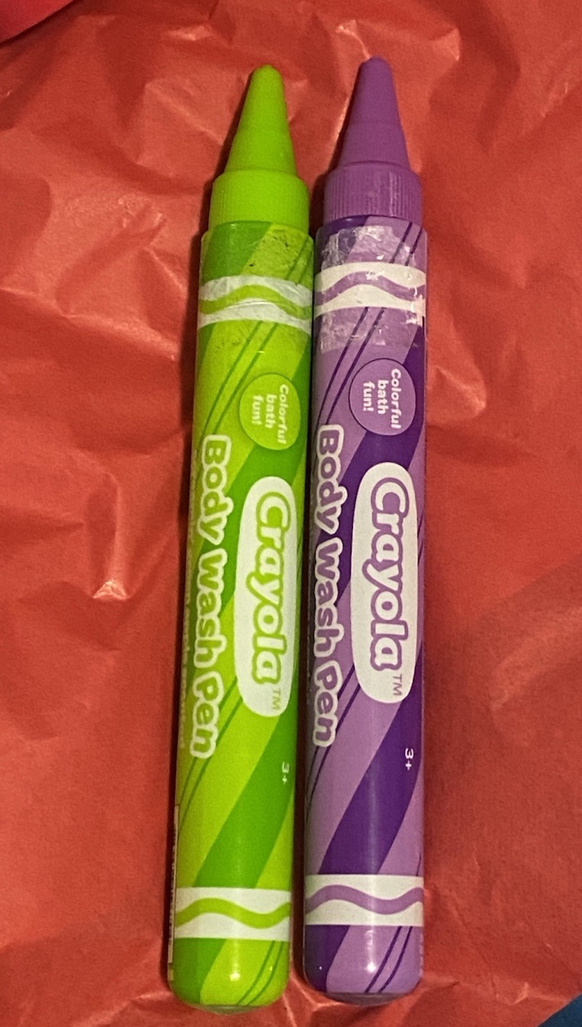 Crayola Bathtub Fingerpaint 12 Pc Variety Pack Kids Gift Set, New Girls or Boy