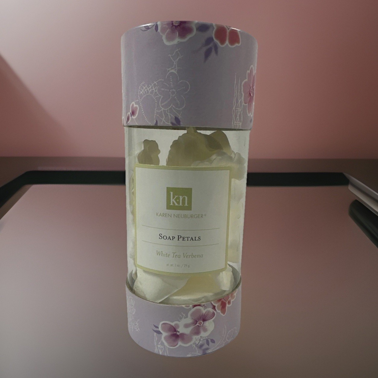 Karen Neuberger (KN) White Tea Verbena Scented Soap Petals NIB Romantic Gift