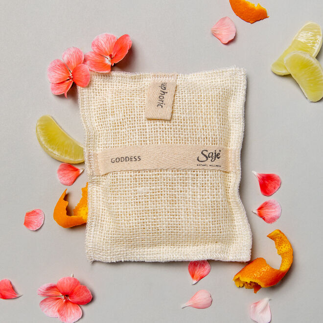 Saje Jute & Joy Goddess Soap-Filled Wash Pad – FROM CANADA