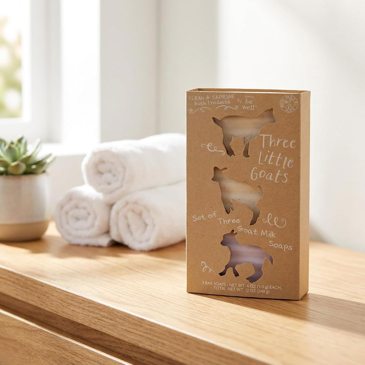 San Francisco Soap Company Simply Be Well Three Little Goats Goat Milk Soap Gift