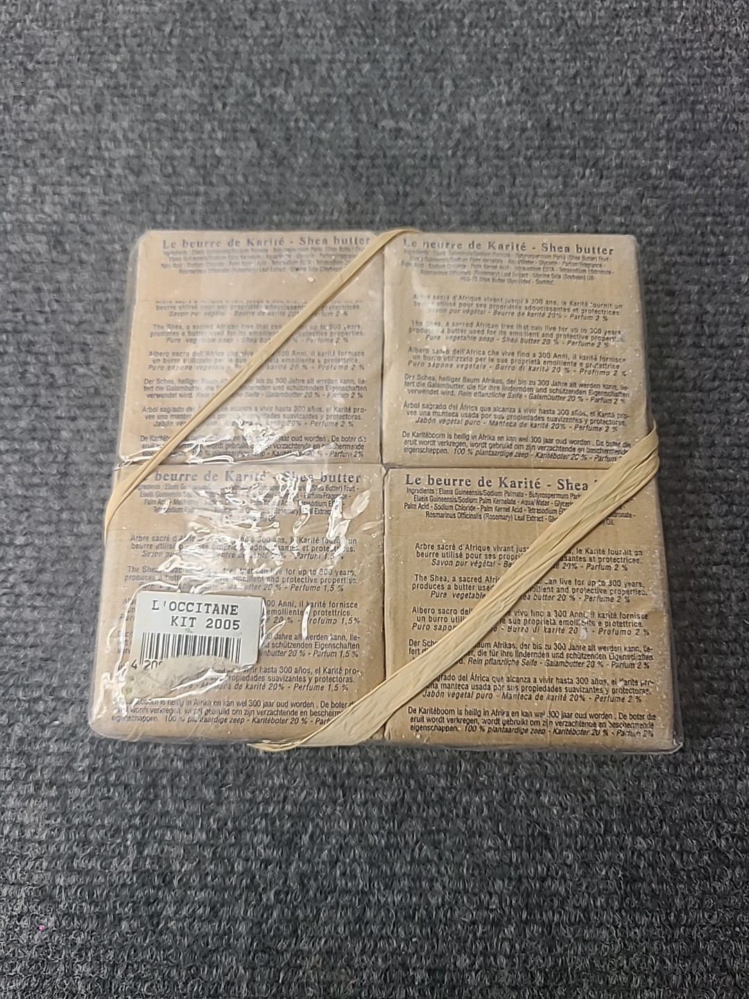 L’Occitane SAVON Extra Doux Assorted 100g Soaps 4 Pack. Sealed.